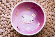 Load image into Gallery viewer, &quot;SWEETHEART&quot; ♡︎ BOWL Rose Blush with Golden leaves