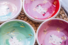 Load image into Gallery viewer, &quot;SWEETHEART&quot; ♡︎ BOWL Terra Red with Golden leaves