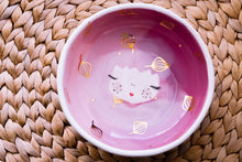 Load image into Gallery viewer, &quot;SWEETHEART&quot; ♡︎ BOWL Rose Blush with Golden leaves