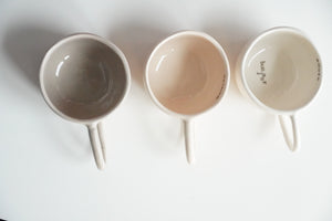 Pinch Cup - Cappuccino & Tea Cup, ca. 2.5 dl - O I A  ceramics