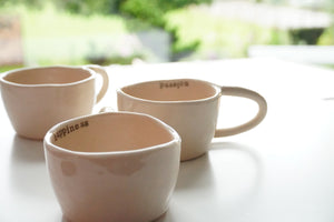 Pinch Cup - Cappuccino & Tea Cup, ca. 2.5 dl - O I A  ceramics